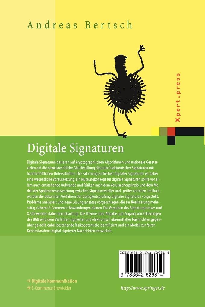 Weitere Ansicht: Digitale Signaturen | Andreas Bertsch