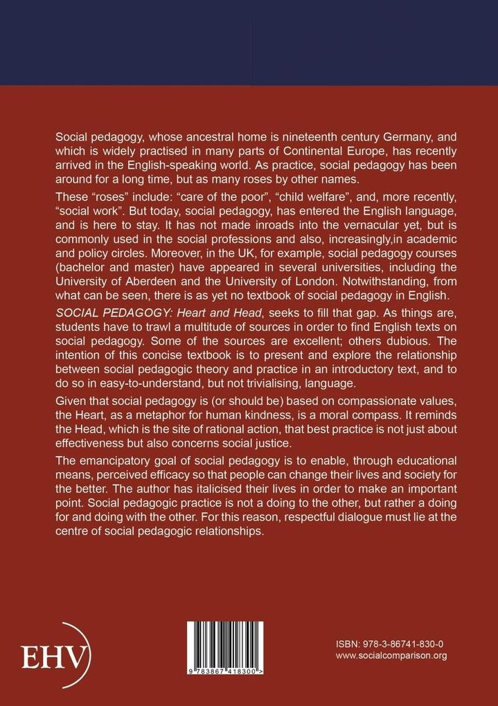 Weitere Ansicht: SOCIAL PEDAGOGY: Heart and Head | Paul Stephens