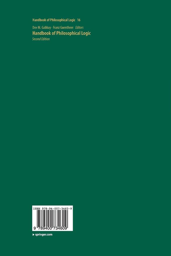 Weitere Ansicht: Handbook of Philosophical Logic