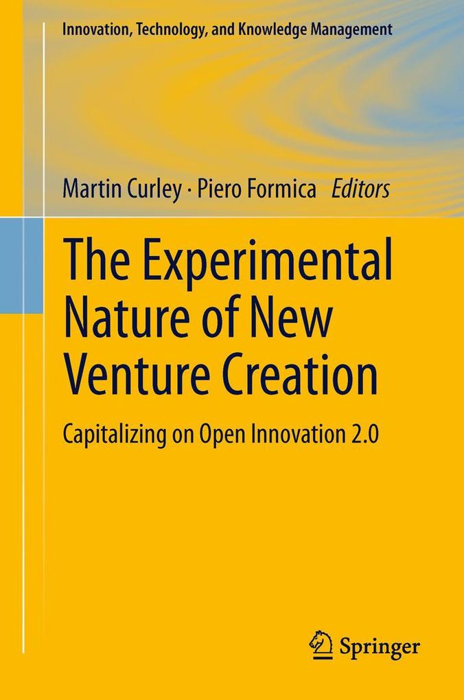 Produktbild: The Experimental Nature of New Venture Creation