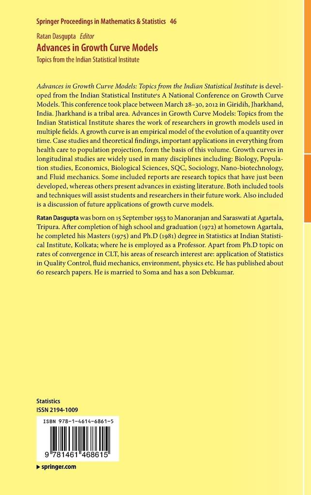 Weitere Ansicht: Advances in Growth Curve Models