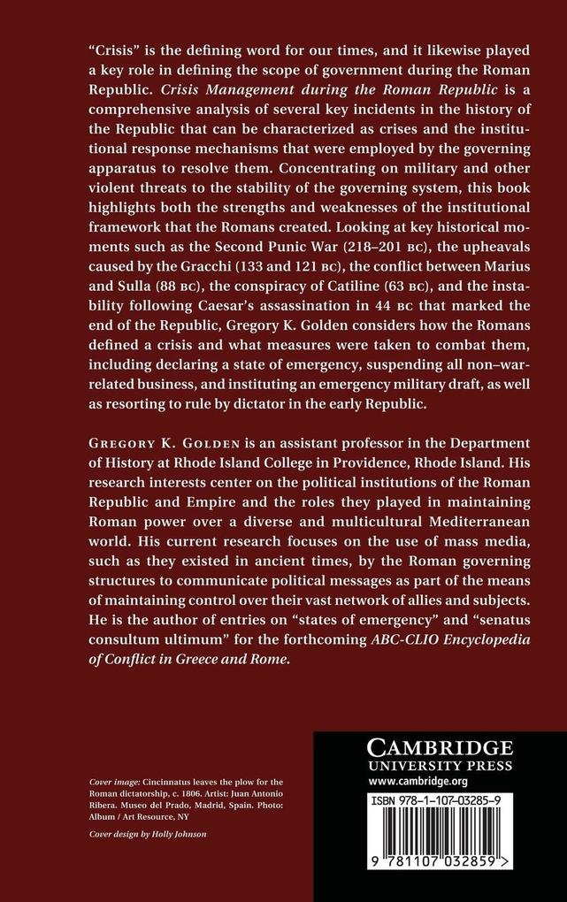 Weitere Ansicht: Crisis Management During the Roman Republic | Gregory Golden
