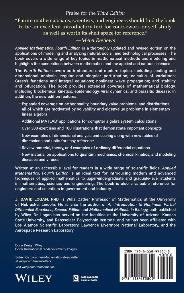 Weitere Ansicht: Applied Mathematics | J. David Logan