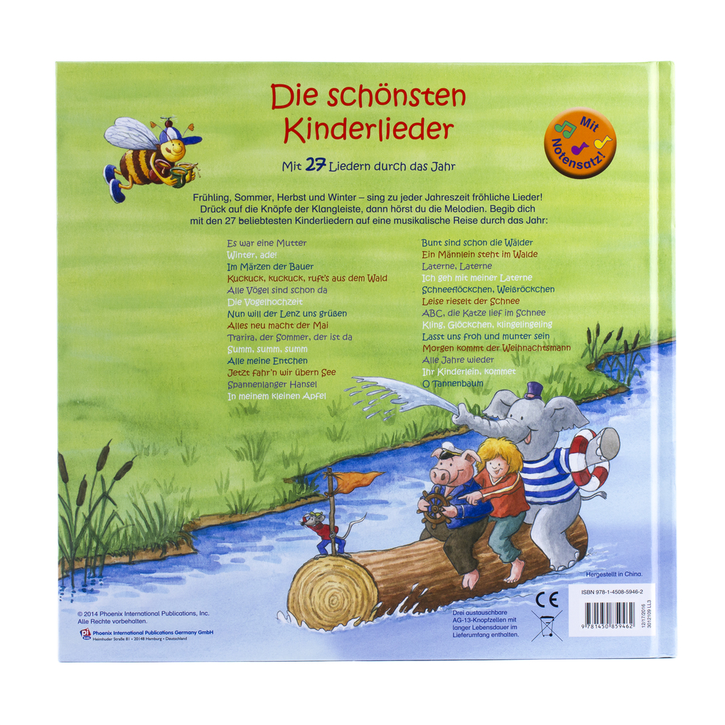 Weitere Ansicht: Die Schönsten Kinderlieder, Mit 27 Liedern durch das Jahr