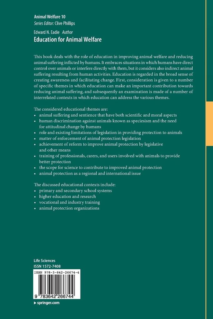 Weitere Ansicht: Education for Animal Welfare | Edward N. Eadie