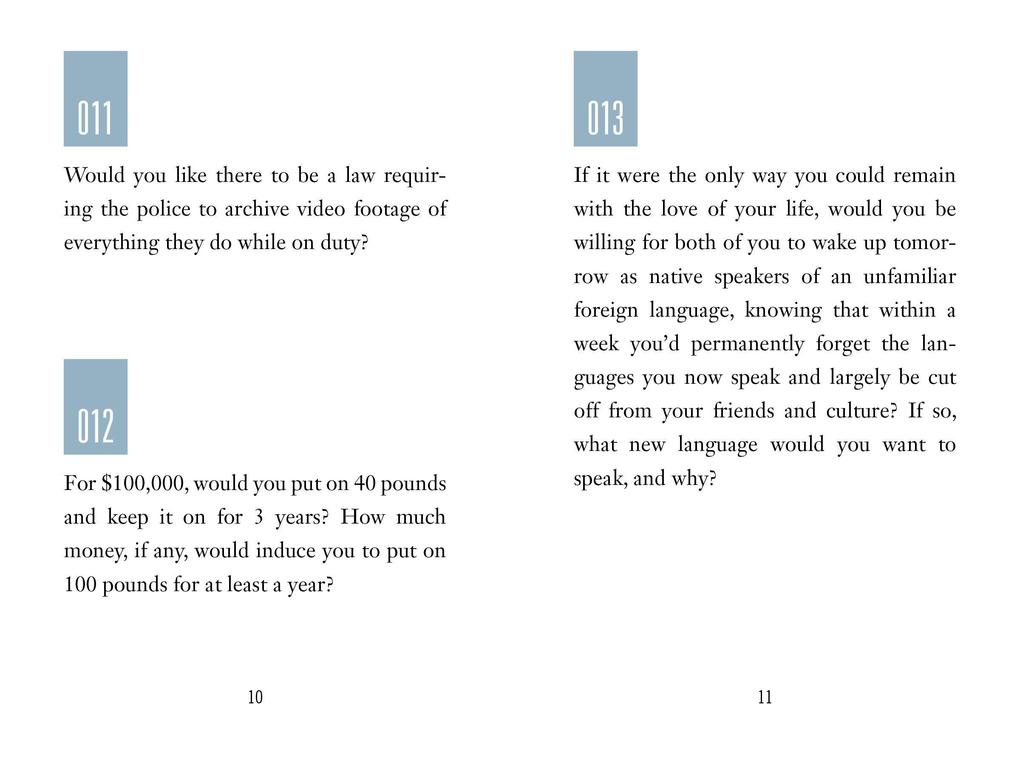 Weitere Ansicht: The Book of Questions | Gregory Stock