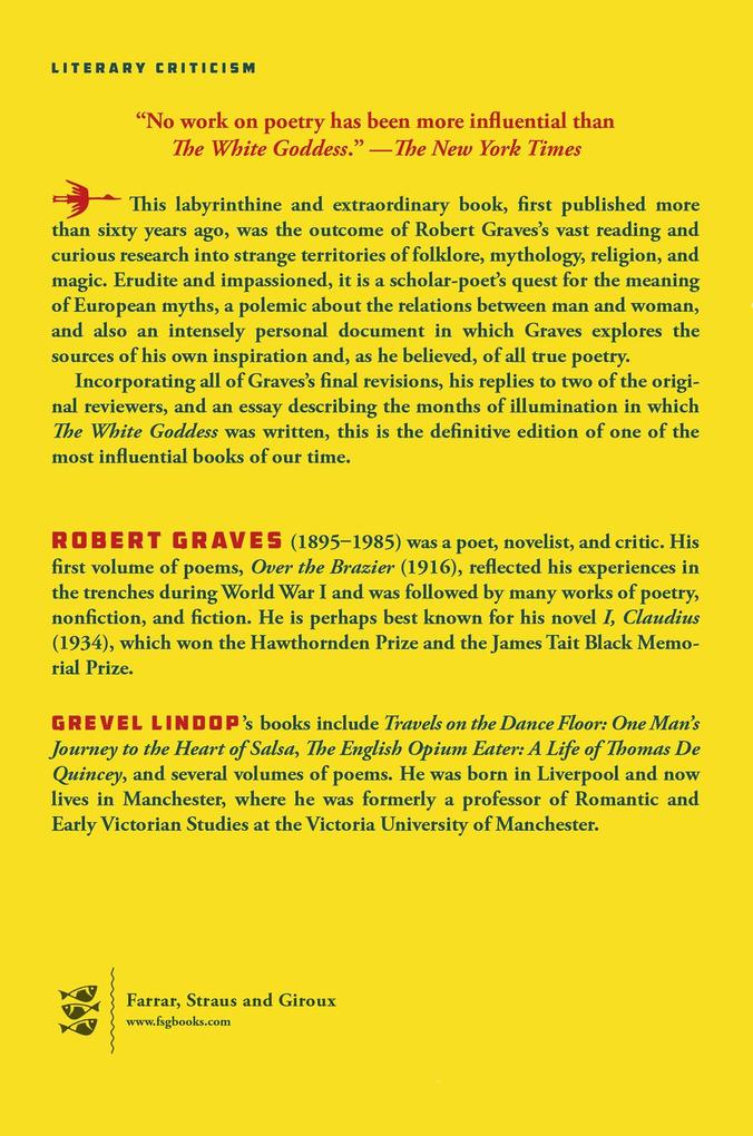 Weitere Ansicht: The White Goddess | Robert Graves