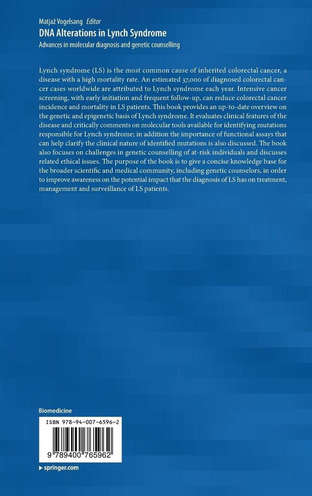 Weitere Ansicht: DNA Alterations in Lynch Syndrome