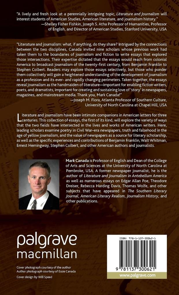 Weitere Ansicht: Literature and Journalism | Mark Canada