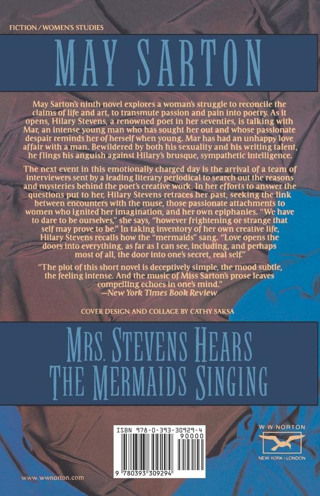 Weitere Ansicht: Mrs. Stevens Hears the Mermaids Singing | May Sarton