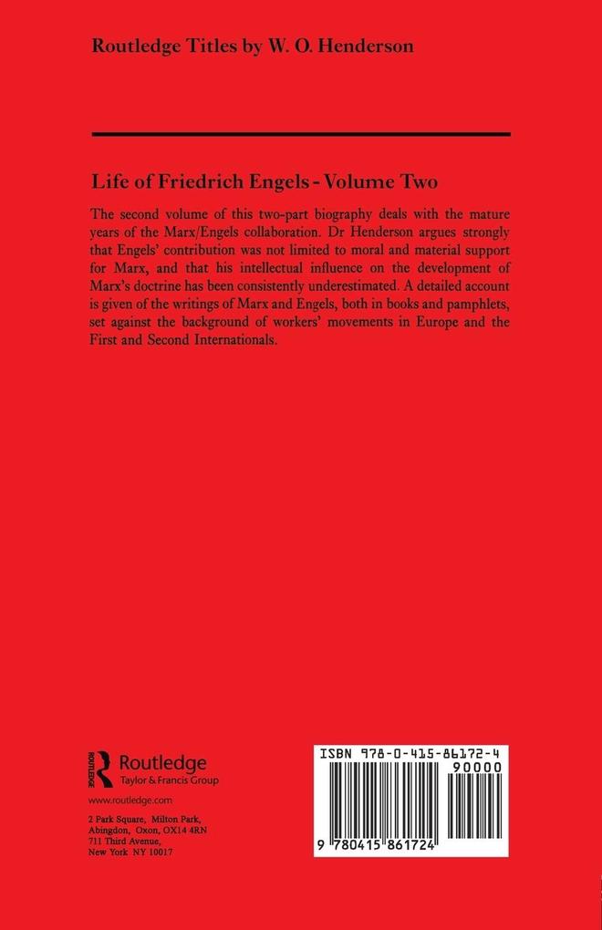 Weitere Ansicht: Friedrich Engels | W. O. Henderson