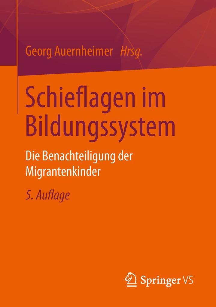 Produktbild: Schieflagen im Bildungssystem