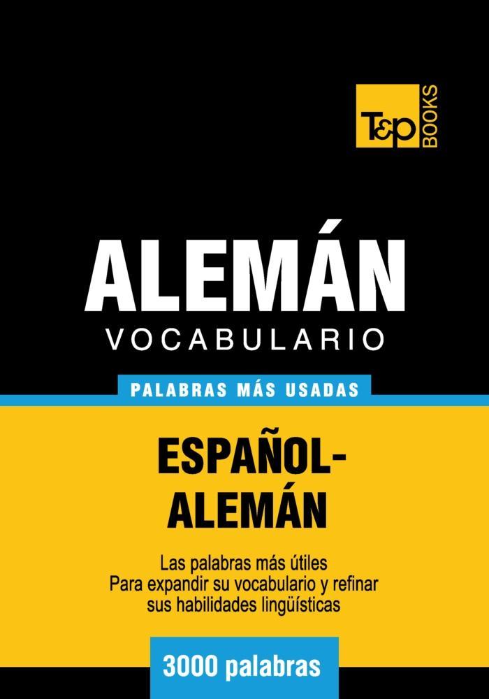Produktbild: Vocabulario español-alemán - 3000 palabras más usadas | Andrey Taranov