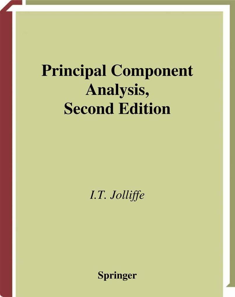 Principal Component Analysis als Buch (gebunden)