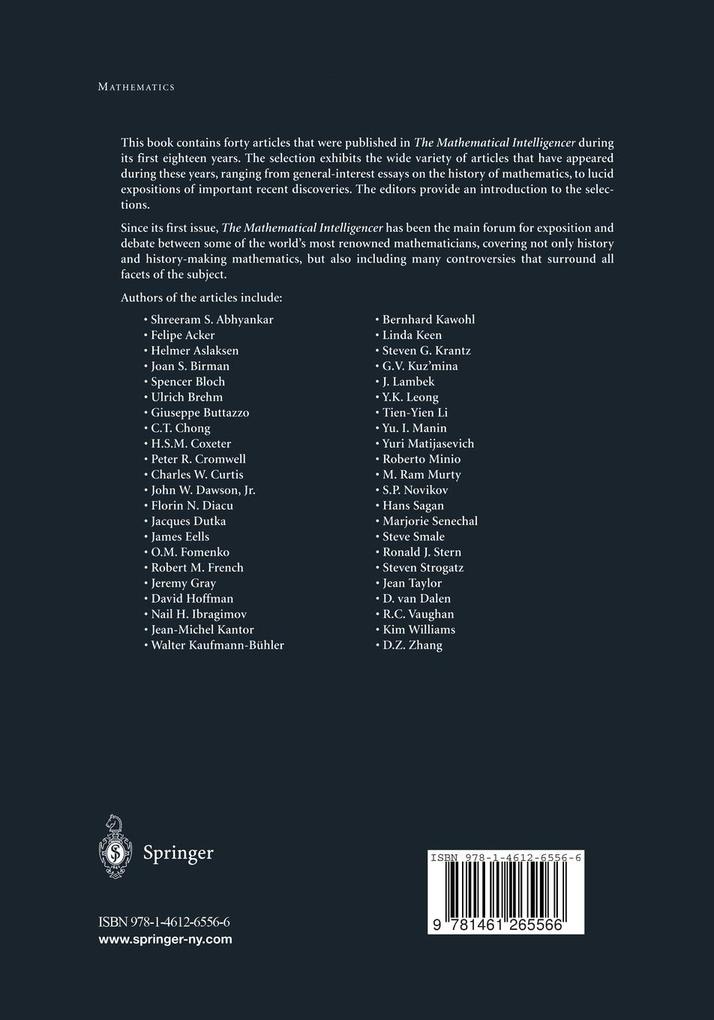 Weitere Ansicht: Mathematical Conversations | Jeremy Gray, Robin Wilson