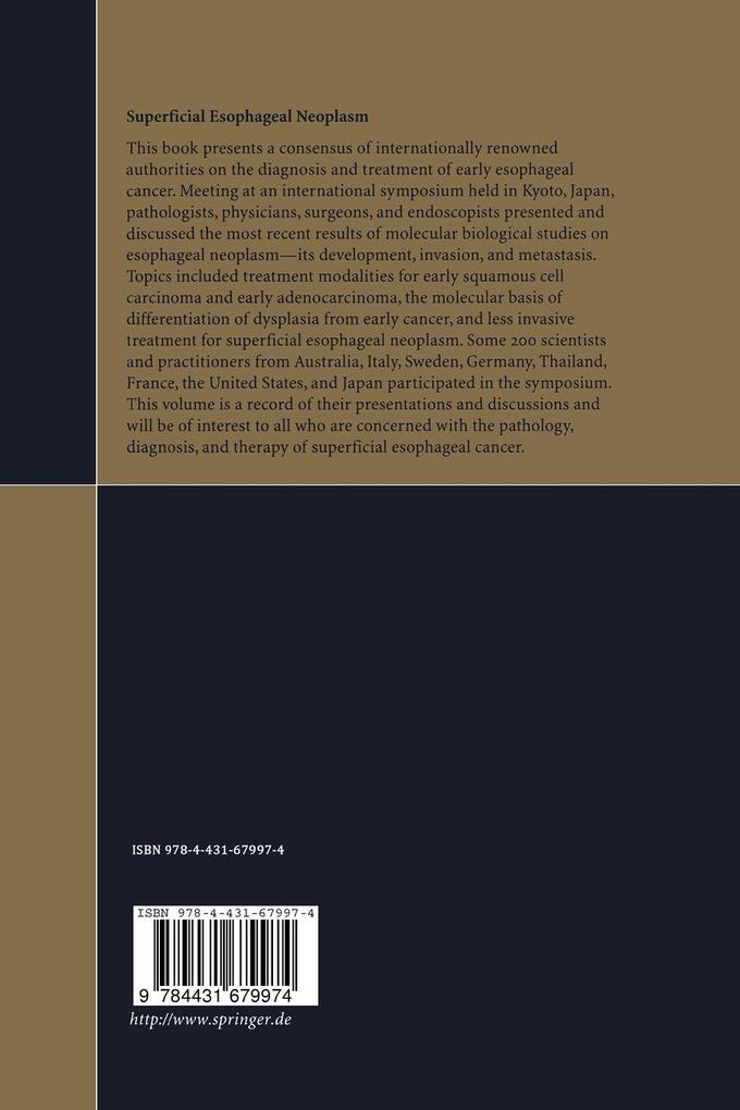 Weitere Ansicht: Superficial Esophageal Neoplasm