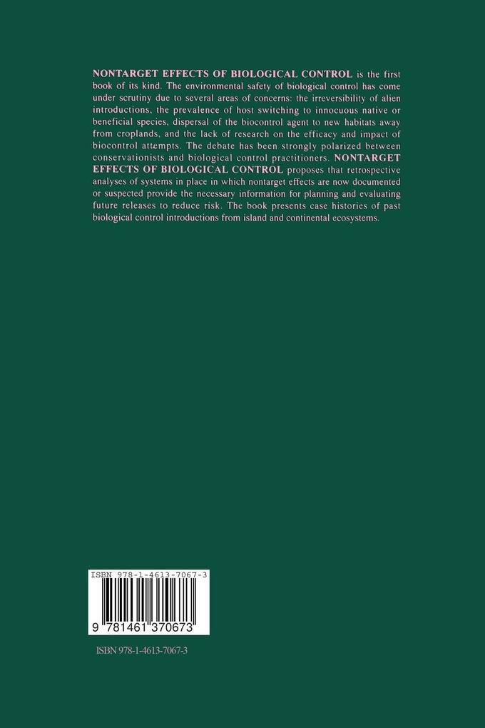 Weitere Ansicht: Nontarget Effects of Biological Control