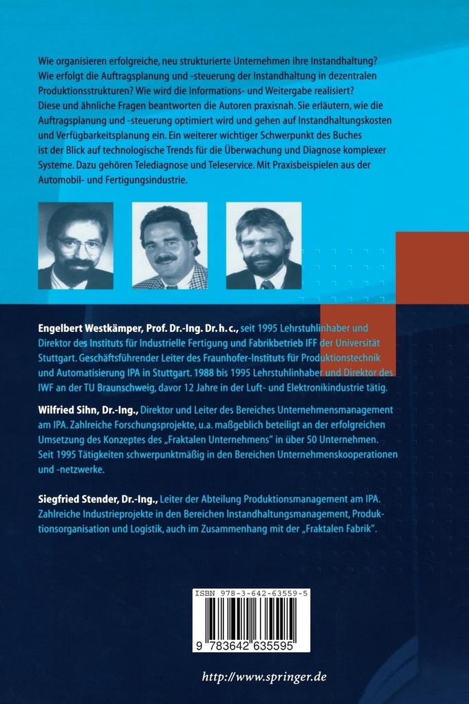 Weitere Ansicht: Instandhaltungsmanagement in neuen Organisationsformen