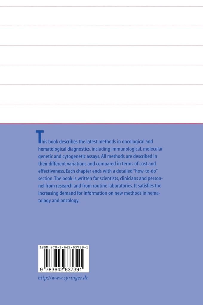Weitere Ansicht: New Diagnostic Methods in Oncology and Hematology | R. Blasczyk, C. Fonatsch, D. Huhn, O. Meyer, S. Nagel