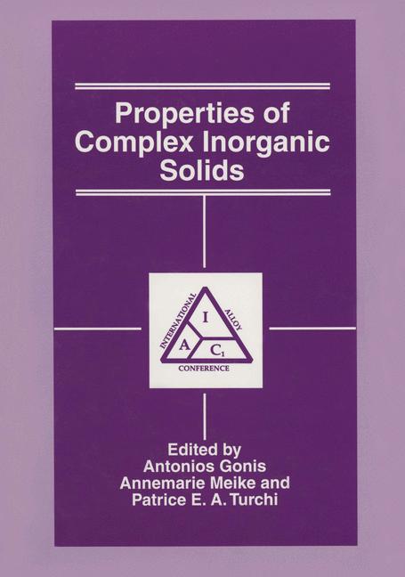Weitere Ansicht: Properties of Complex Inorganic Solids