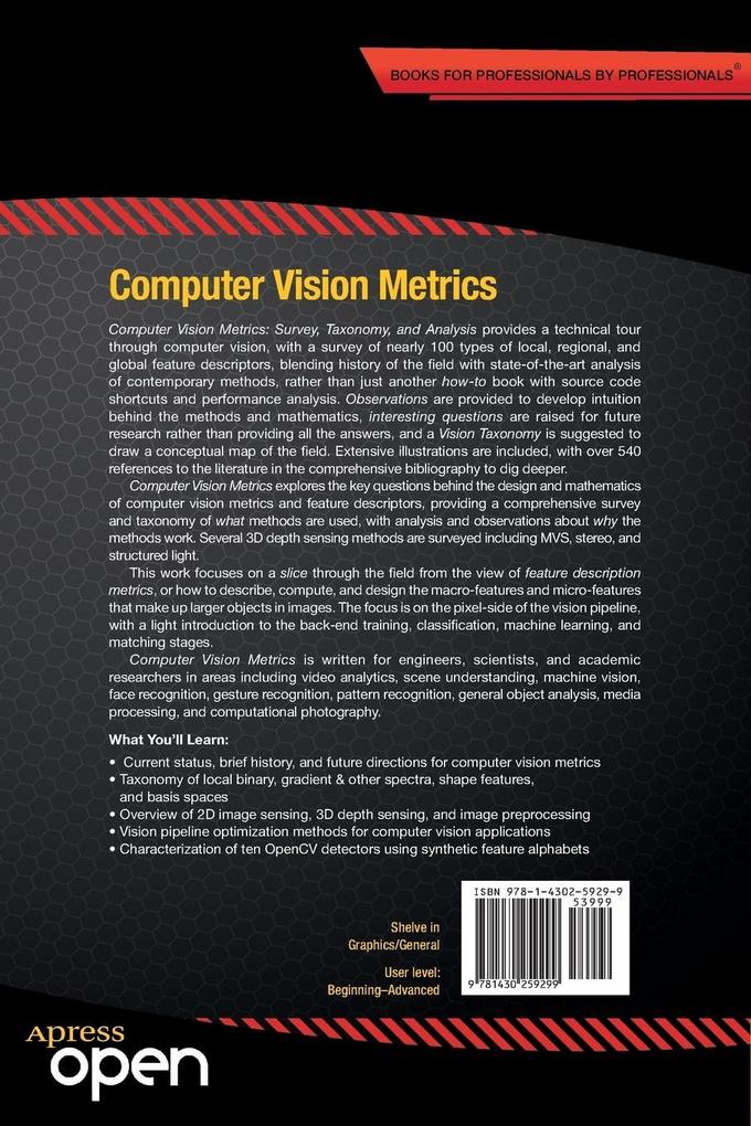 Weitere Ansicht: Computer Vision Metrics | Scott Krig