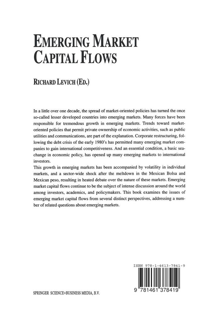 Weitere Ansicht: Emerging Market Capital Flows