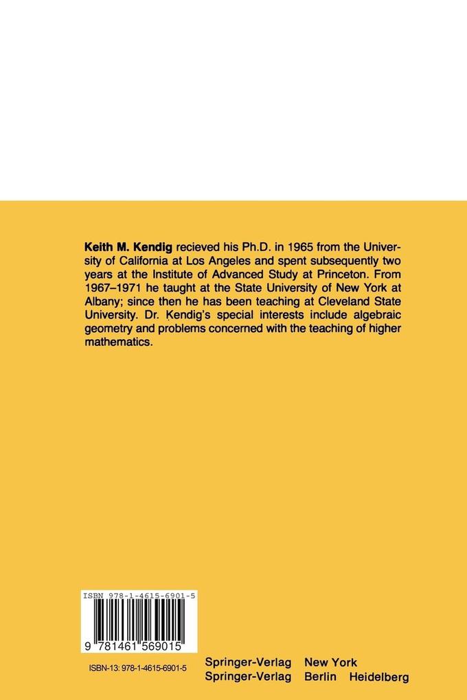 Weitere Ansicht: Elementary Algebraic Geometry | K. Kendig