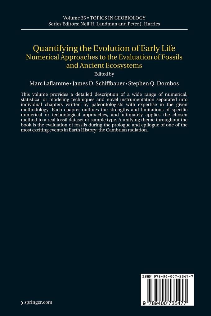 Weitere Ansicht: Quantifying the Evolution of Early Life