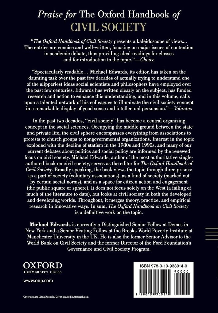 Weitere Ansicht: The Oxford Handbook of Civil Society