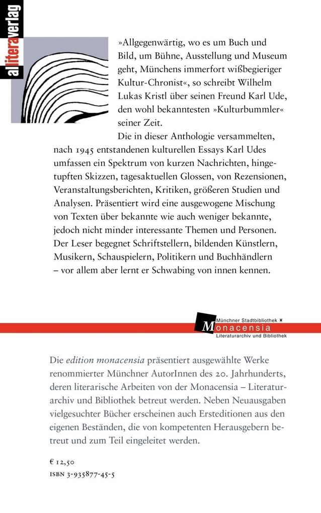 Weitere Ansicht: Schwabing von Innen | Karl Ude