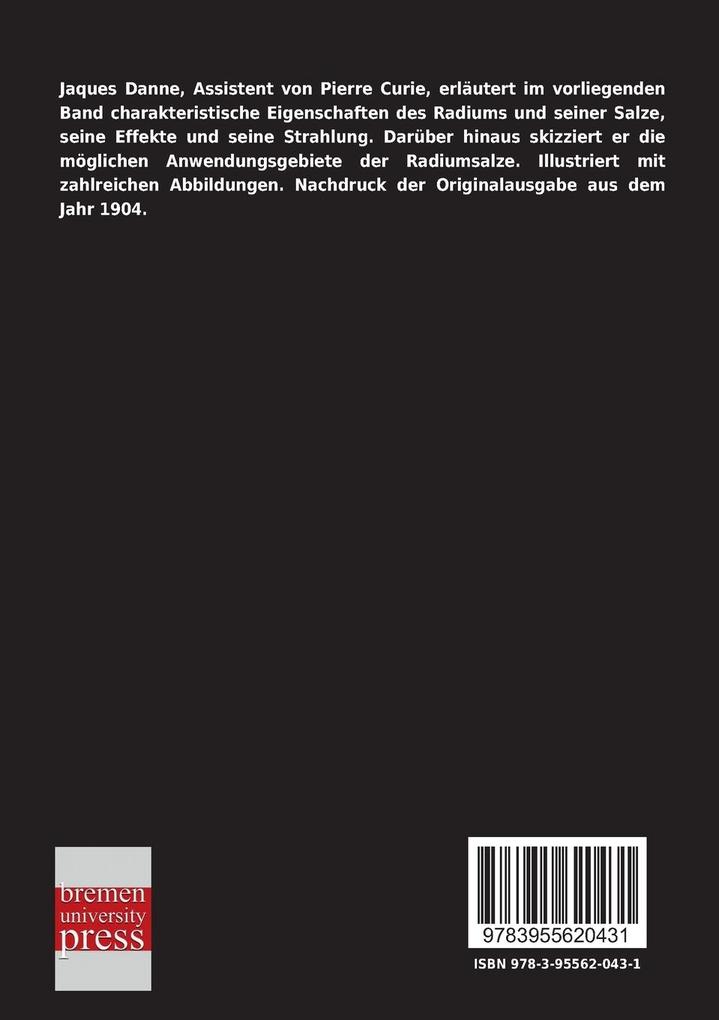 Weitere Ansicht: Das Radium | Jaques Danne