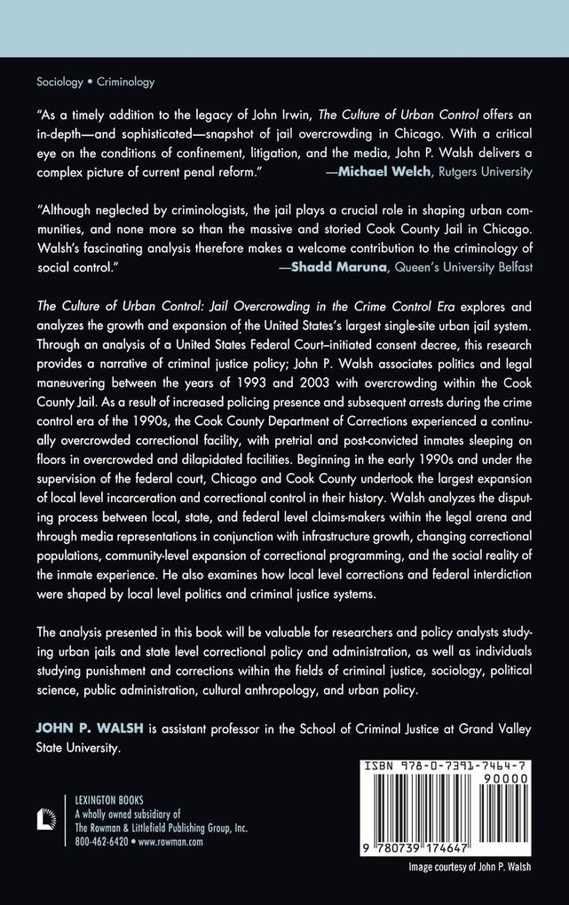 Weitere Ansicht: Culture of Urban Control | John P. Walsh