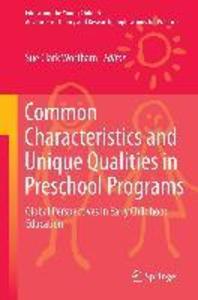 Produktbild: Common Characteristics and Unique Qualities in Preschool Programs