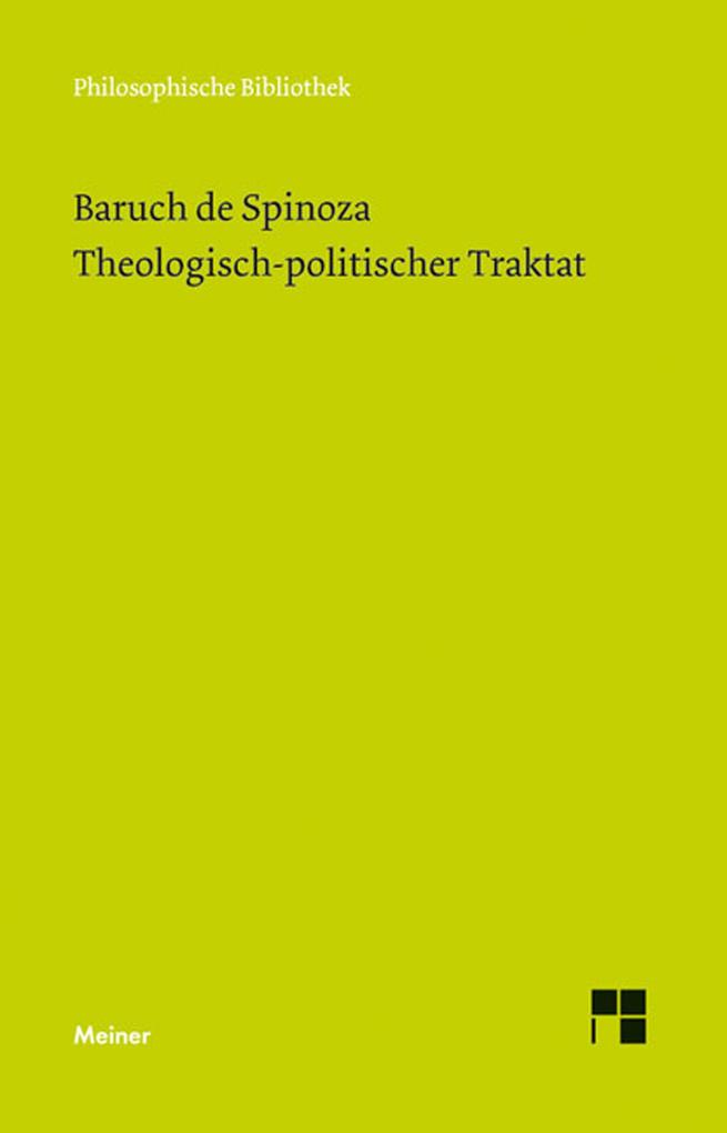Produktbild: Theologisch-politischer Traktat | Baruch de Spinoza