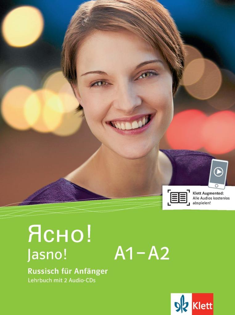 Produktbild: Jasno! Lehrbuch mit 2 Audio-CDs A1-A2