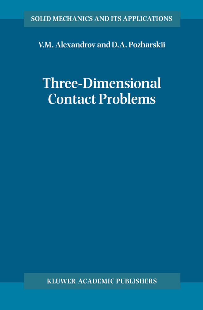 Three-Dimensional Contact Problems als Buch (kartoniert)