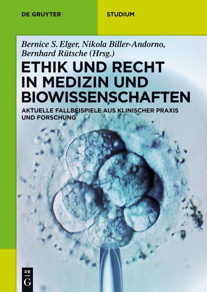 Produktbild: Ethik und Recht in Medizin und Biowissenschaften