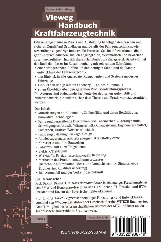 Weitere Ansicht: Vieweg Handbuch Kraftfahrzeugtechnik