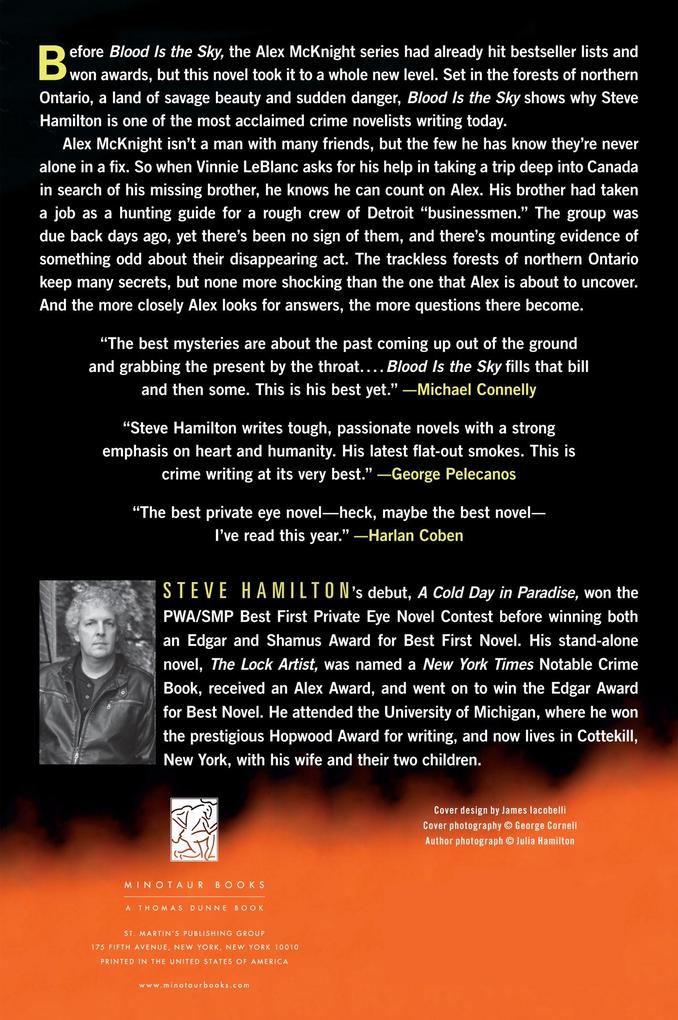 Weitere Ansicht: BLOOD IS THE SKY | Steve Hamilton