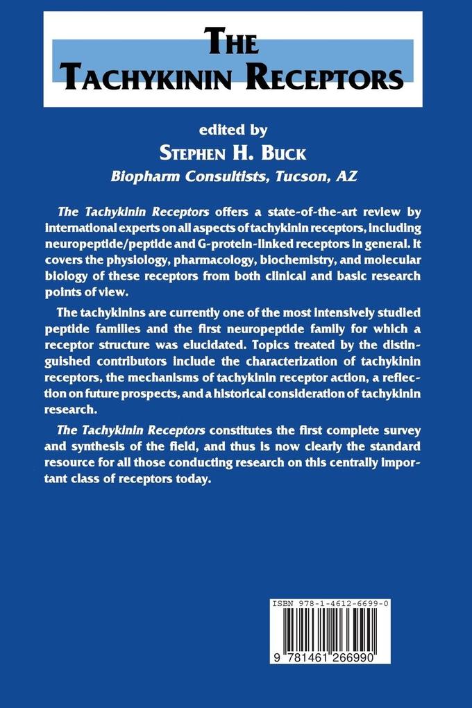 Weitere Ansicht: The Tachykinin Receptors | Stephen H. Buck