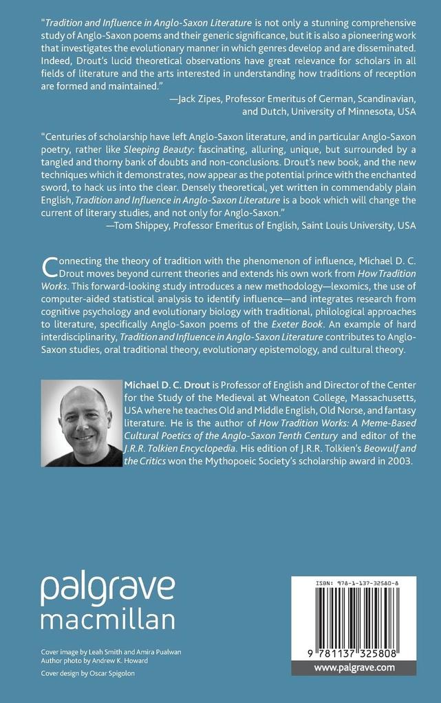 Weitere Ansicht: Tradition and Influence in Anglo-Saxon Literature | M. Drout, Michael D. C. D. C. Drout