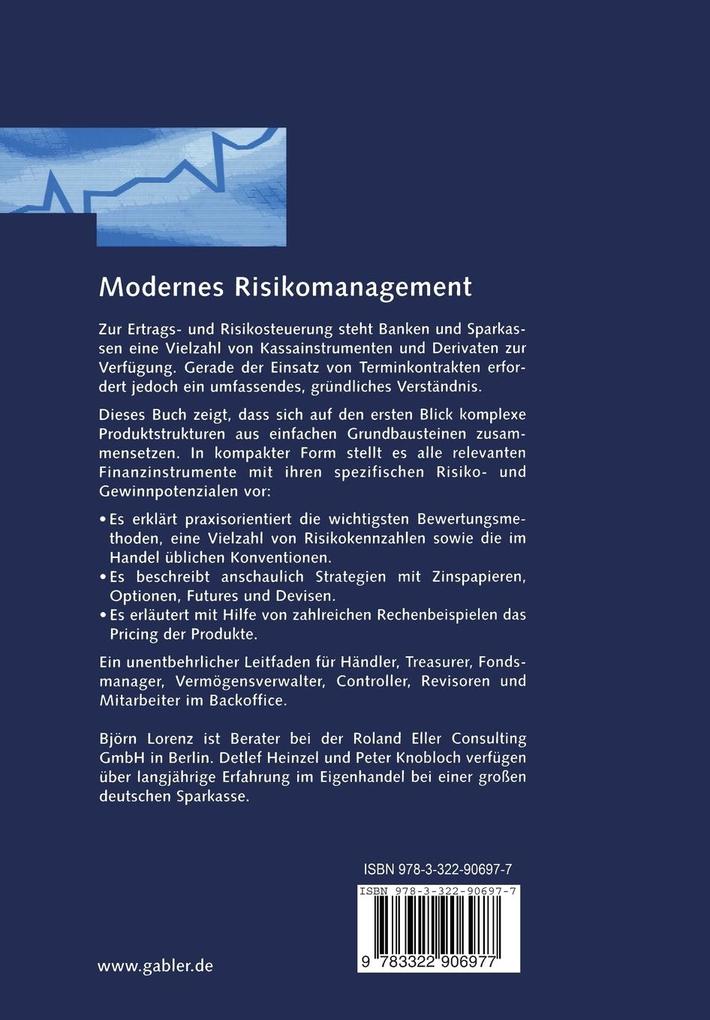 Weitere Ansicht: Modernes Risikomanagement | Detlef Heinzel, Peter Knobloch, Björn Lorenz