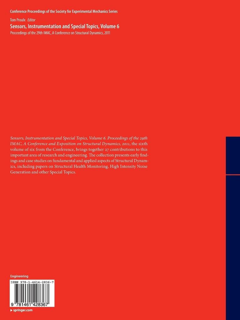 Weitere Ansicht: Sensors, Instrumentation and Special Topics, Volume 6