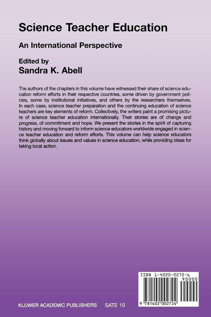 Weitere Ansicht: Science Teacher Education