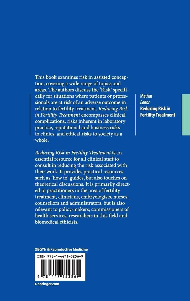 Weitere Ansicht: Reducing Risk in Fertility Treatment