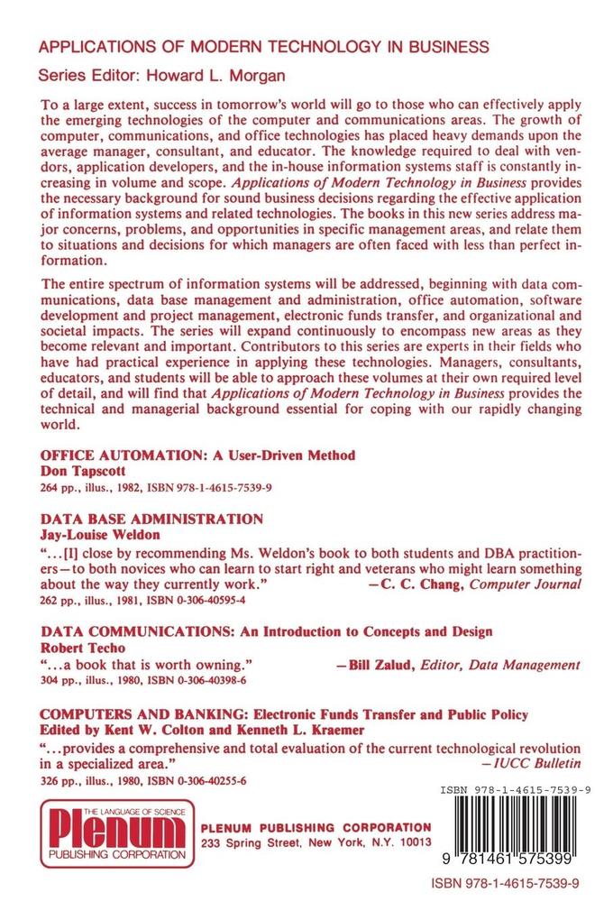 Weitere Ansicht: Office Automation | Don Tapscott