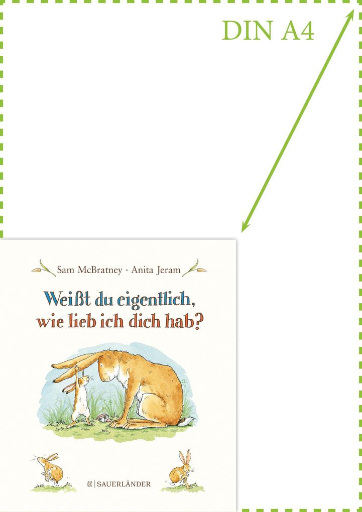 Weitere Ansicht: Weißt du eigentlich, wie lieb ich dich hab? Mini-Bilderbuch | Sam McBratney, Anita Jeram