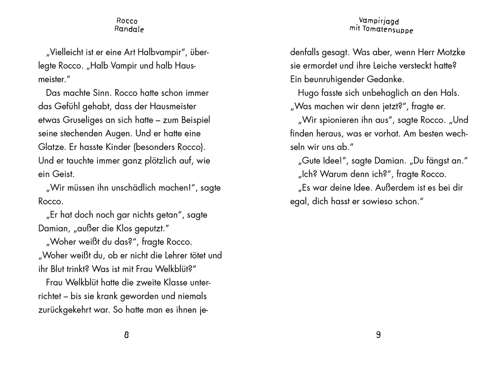 Weitere Ansicht: Rocco Randale 10. Vampirjagd mit Tomatensuppe | Alan Macdonald