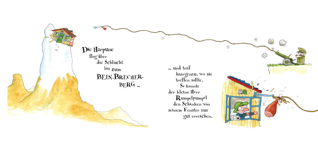 Weitere Ansicht: Herr Rumpelpumpel fliegt weg | Jakob Martin Strid