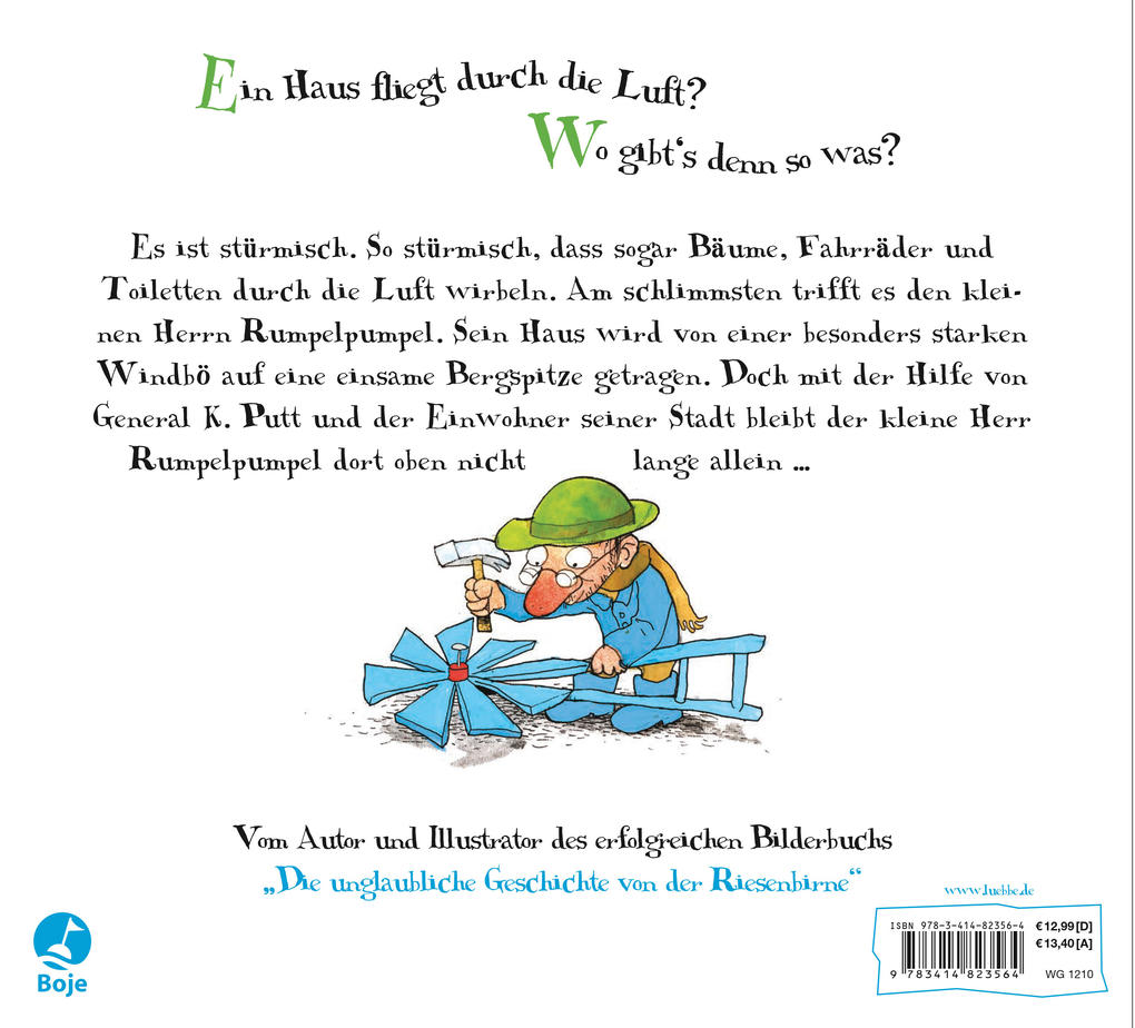 Weitere Ansicht: Herr Rumpelpumpel fliegt weg | Jakob Martin Strid